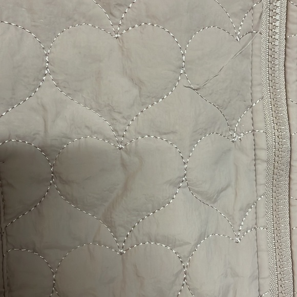 Love Tree size S and Large pink hearted quilted ultra packable jacket with bag - Picture 3 of 11